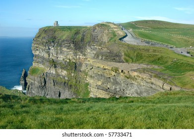 O'briens tower at the cliffs of moher
