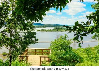 Observation Deck Over Missouri River Flood Plane 