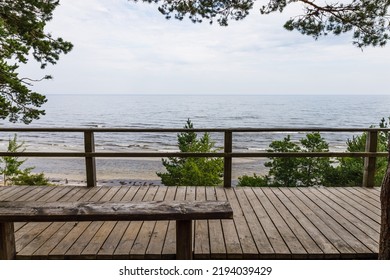 Observation Platform Near The Baltic Sea In Latvia