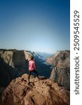 Observation Point in summer, one of the most beautiful Zion canyon view in Zion National Park.