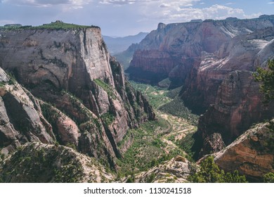 Observation Point Trail In Zion National Park