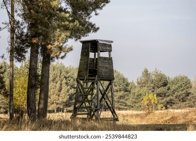 Observation Tower For Animals Stands Tall In National Park - Powered by Shutterstock