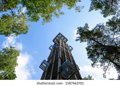 observation tower in Dzintari park, Jurmala, Latvia, Europe