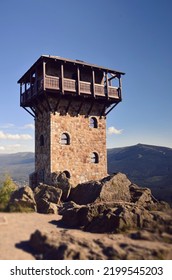 Observation Tower In The Sudetes Mountains