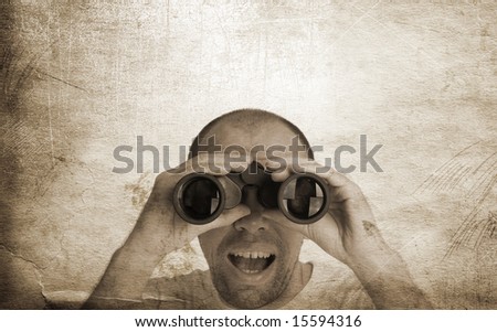 Similar – Image, Stock Photo search Binoculars