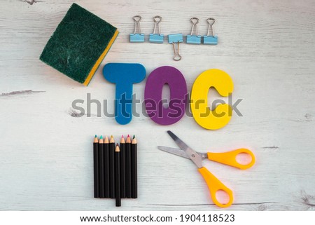 Obsessive compulsive disorder, objects related to psychological disorder
