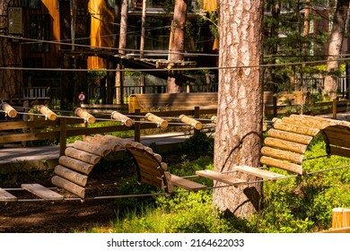 An obstacle course in a recreation park in the city of Jurmala in Latvia. - Powered by Shutterstock