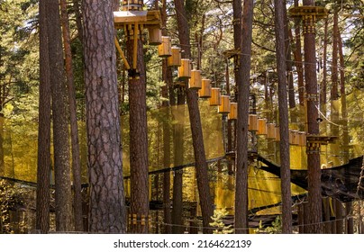 An obstacle course in a recreation park in the city of Jurmala in Latvia. - Powered by Shutterstock