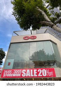 OC Tower, Singapore - 30 May 2021: Storewide sales 20% off promotion