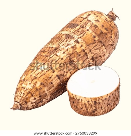Oca Root Tuber Vegetable Isolated on White Background for Premium South American Food Object