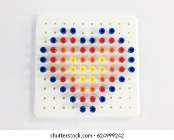 Occupational Therapy Exercising Peg Board Hand Stock Photo (Edit Now ...