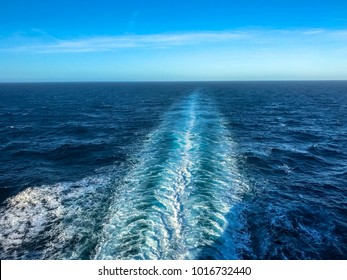 Ocean with blue sky and Waves