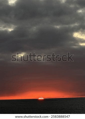 Similar – Image, Stock Photo Always sea Evening