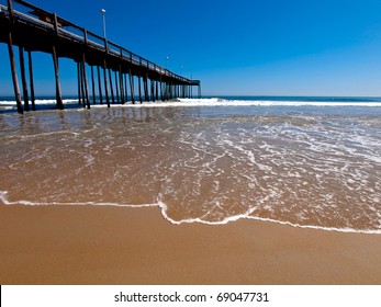 Ocean City Maryland Fishing Pier At The Sandy Sunny Beach