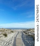 Ocean City, New Jersey. Beach entrance