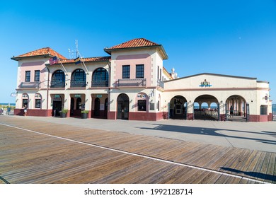 Ocean City, NJ, USA - Sept 23 2020: Boardwalk Music Pier