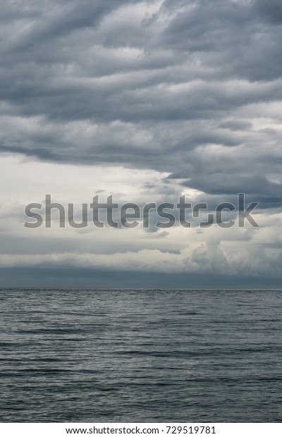 Ocean Clouds Right After Storm Stock Photo Edit Now