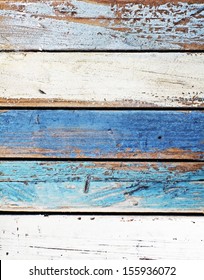 Ocean colored wooden panels background texture