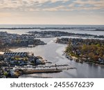 Ocean County New Jersey from an aerial view