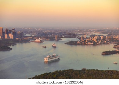 Ocean Cruise Ship In  Sydney Harbour