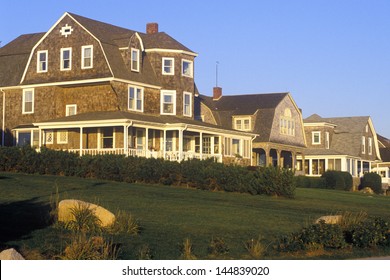 Ocean Front House On Scenic Route 1 At Sunset, Misquamicut, RI