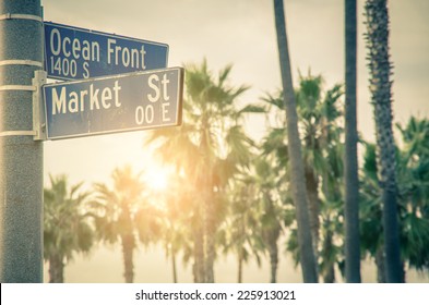 Ocean Front Walk of Venice Beach in Venice, California - Powered by Shutterstock