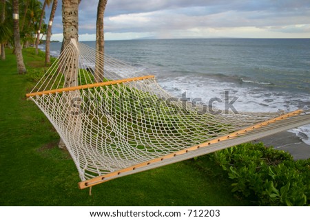 Hammock in paradise. Hangloose