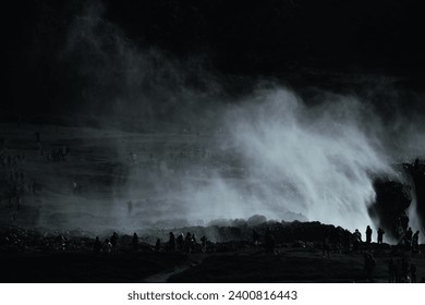 ocean mist over the cliff - Powered by Shutterstock