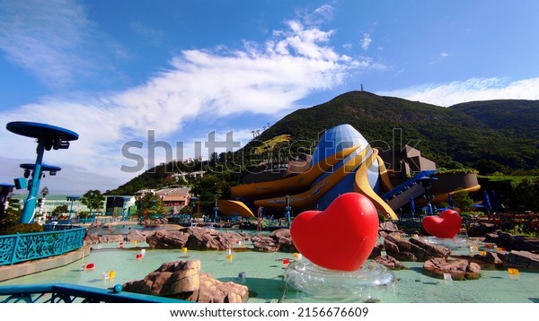 Ocean Park, Hong Kong. May\
9,2022 : Ocean Park is the second largest amusement park in Hong\
Kong.