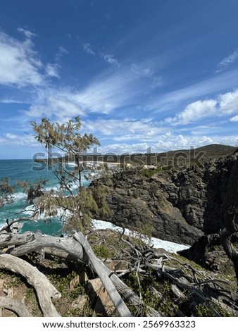 Ocean and rocks, eastern Australia 