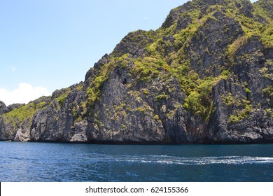 Ocean view with cliffs