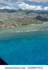 Ocean View from a Helicopter