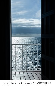 238 View Through Door Beach And Blue Ocean Images, Stock Photos ...