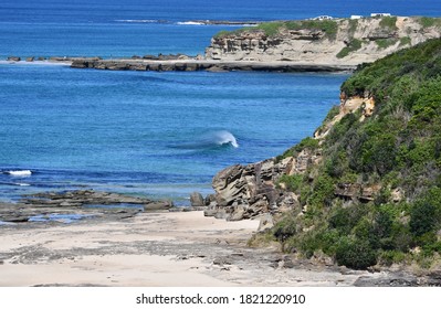 ocean view with waves and rocks