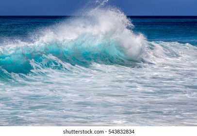 Powerful Ocean Waves Breaking Natural Background Stock Photo (Edit Now ...