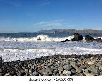 Ocean Waves Lands End San Francisco 