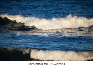 Ocean Waves In York Maine