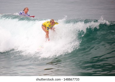 OCEANSIDE, CALIFORNIA - AUG 4: Bethany Hamilton At The Super Girl Pro In Oceanside California, California On August 3rd, 2013.