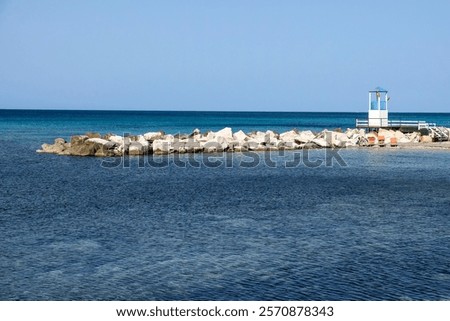 Oceanview from Trapani, Sicily, Italy, Europe.