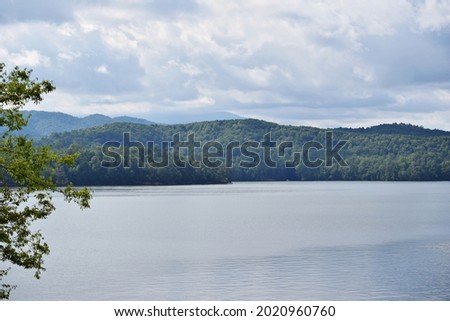 Ocoee Lake and Mountain landscape 