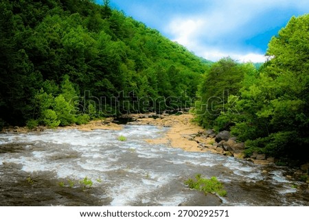 Ocoee River Bed During a Dam Release
