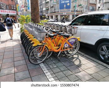 Oct 10/2019 U Bike Parking Area At Wuchang Street, Wanhua District, Taipei City, Taiwan