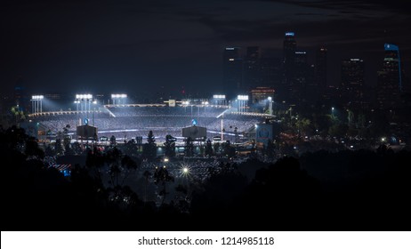 Oct 28, 2018; Los Angeles, CA, USA; During Game 5 Of The 2018 MLB World Series: Boston Red Sox Vs Los Angeles Dodgers. 