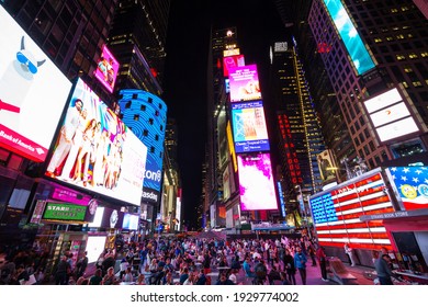 Oct 4, 2018, New York City, Times Square, Manhattan, USA