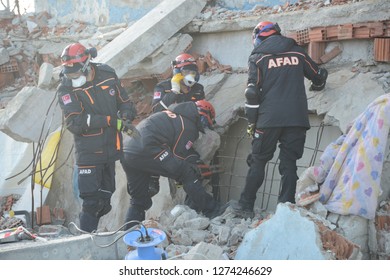 İstanbul-Turkey, Oct.6.2016- Turkish Search And Rescue Team Doing Earthquake Exercise In İstanbul