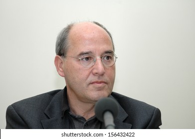 OCTOBER 1, 2005 - BERLIN: Gregor Gysi At A Press Conference Of The PDS In Berlin.