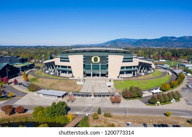 October 11, 2018 - Eugene, Oregon, USA: Autzen Stadium is an outdoor football stadium in the northwest United States, in Eugene, Oregon. 