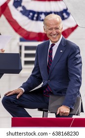 OCTOBER 13, 2016: Vice President Joe Biden Campaigns For Nevada Democratic U.S. Senate Candidate Catherine Cortez Masto And Presidential Candidate Hillary Clinton At The Culinary Union, Las Vegas, NV