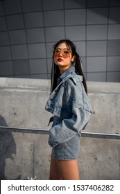 October 14, 2019: Seoul, Korea - Street style outfit during Seoul Fashion Week - SFWSS20