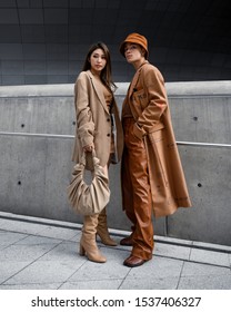 October 14, 2019: Seoul, Korea - Street Style Outfit During Seoul Fashion Week - SFWSS20